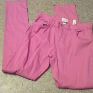 Pink jeans